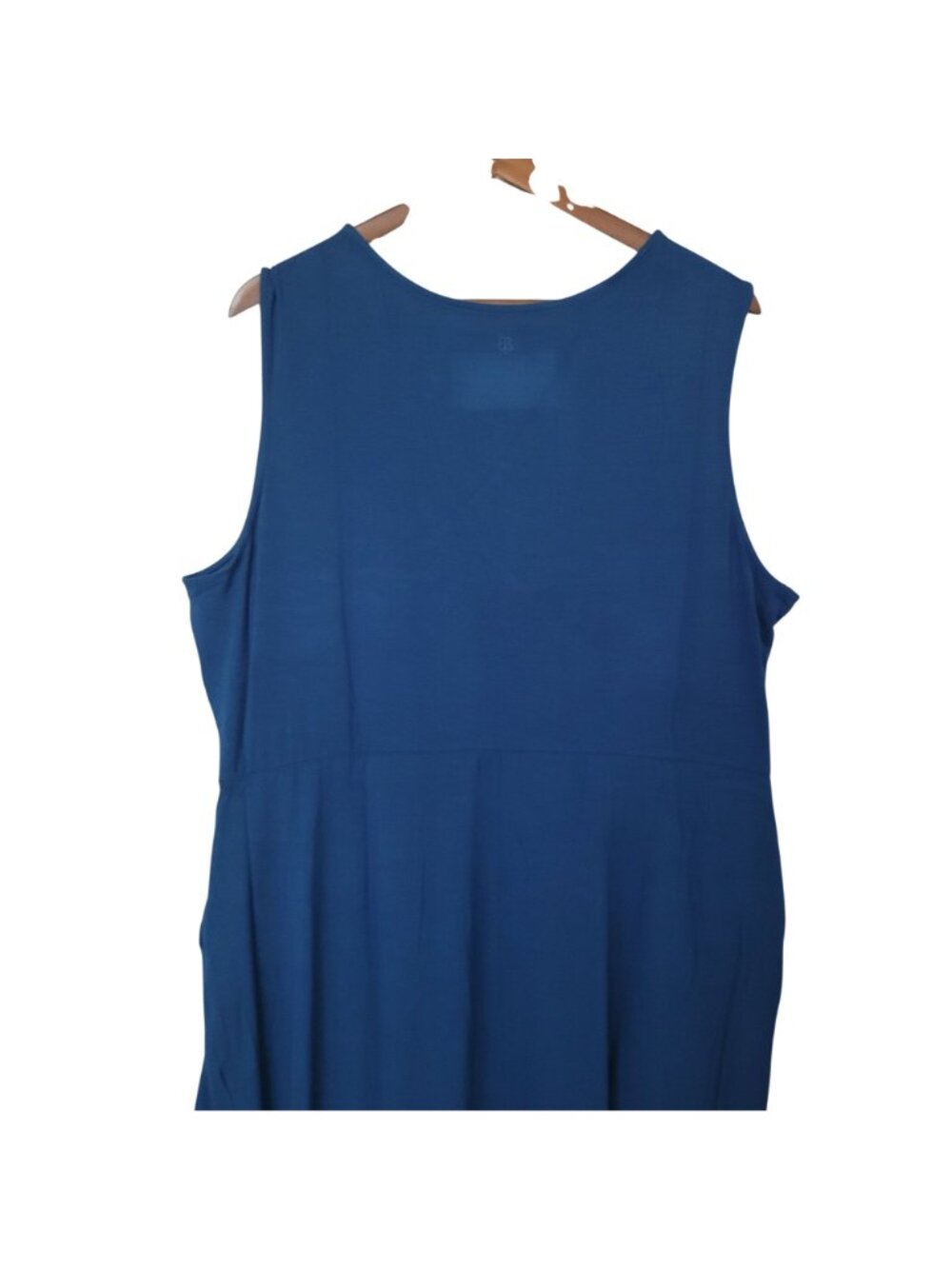 Betabrand Faux Wrap Dress Womens Size 2X Blue Pockets NWT - Picture 5 of 6
